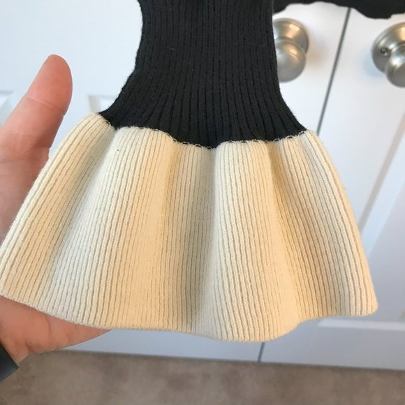 Who What Wear Black and Cream Striped Sweater Women's Size Small - Picture 6 of 12